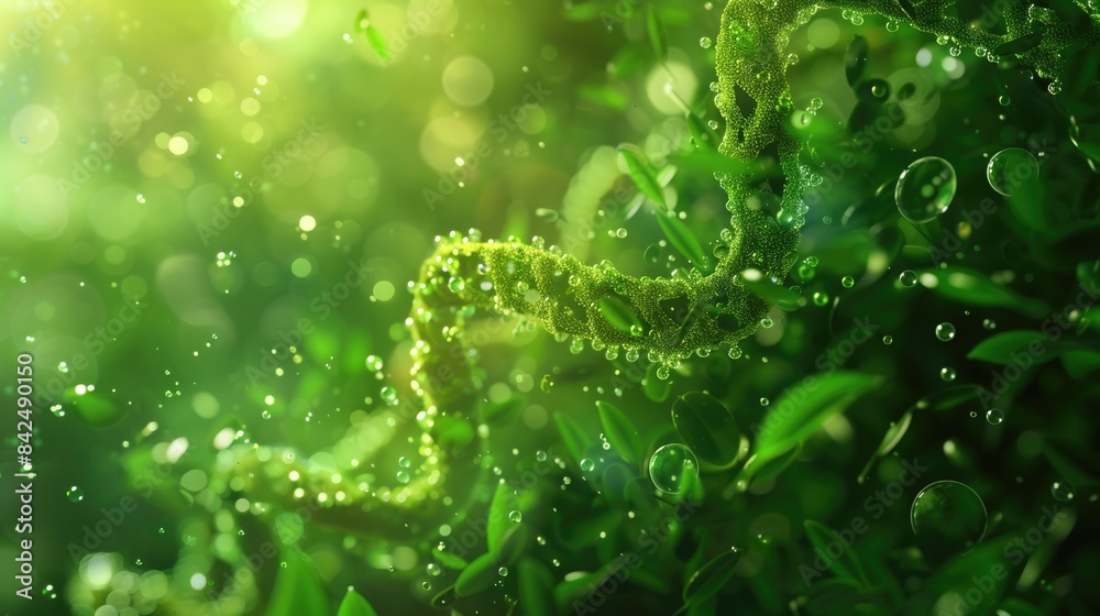 Green Science. Analyse Anatomy and Biochemistry with DNA Molecules Background Green Science. Analyse Anatomy and Biochemistry with DNA Molecules Background