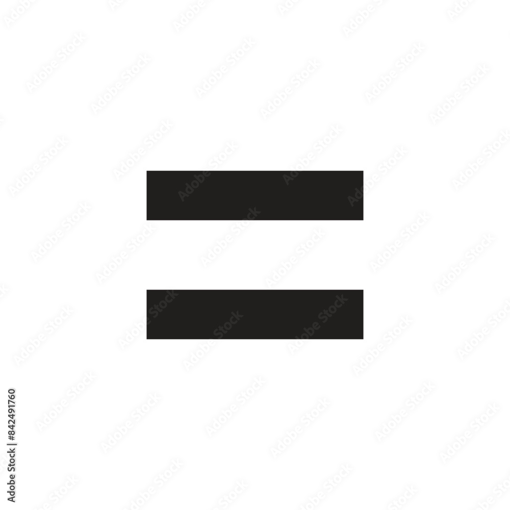equal sign. flat style. equal icon illustration isolated on white background. equal sign. flat style. equal icon illustration isolated on white background.