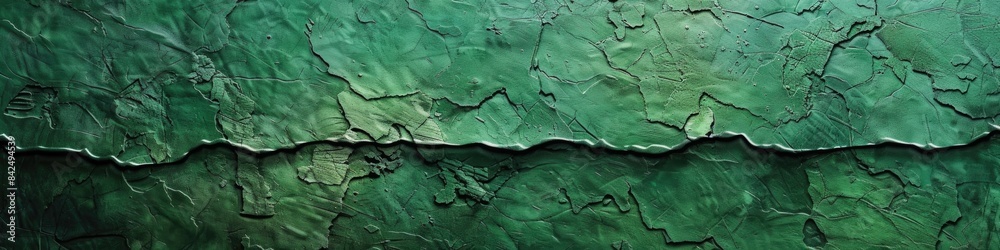 Obraz premium Green Textured. Abstract Green Texture on Concrete Wall for Wide Banner Background