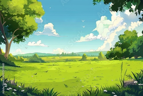Fantastical landscape illustrations for dreamy interior design solutions