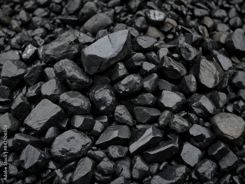 Black shiny wet stones pebbles background. Close-up charcoal rocks photo wallpaper. Dark granite boulders header backdrop concept. Black shiny wet stones pebbles background. Close-up charcoal rocks photo wallpaper. Dark granite boulders header backdrop concept.