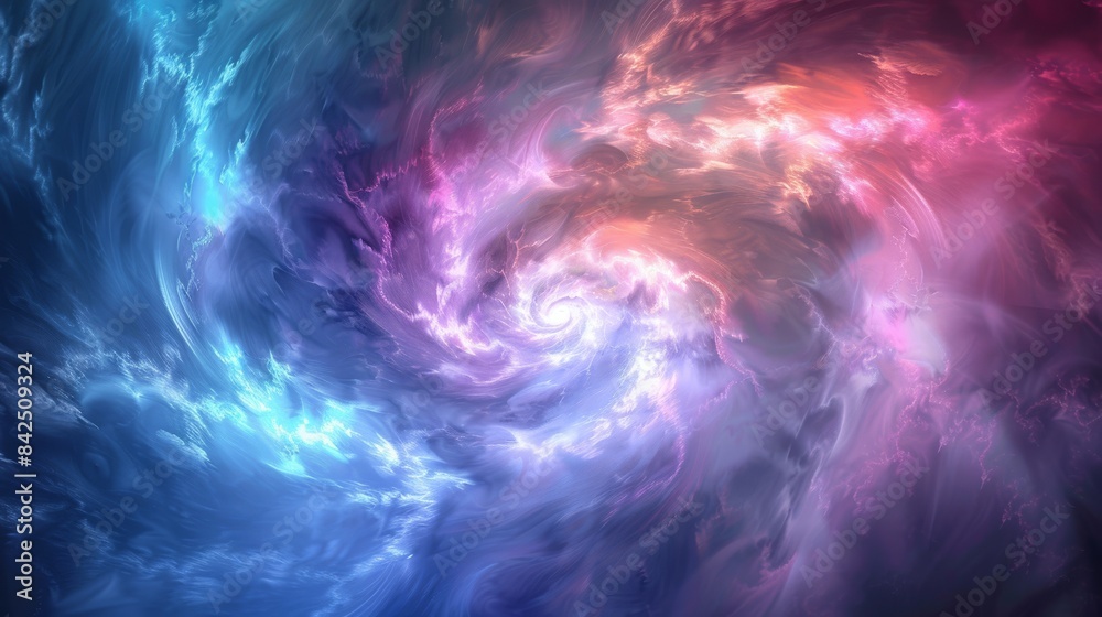 This stunning representation of celestial whirls in a bright nebula is ideal for projects in the realms of science fiction, astronomy, and fantasy, capturing a spellbinding moment of the cosmos This stunning representation of celestial whirls in a bright nebula is ideal for projects in the realms of science fiction, astronomy, and fantasy, capturing a spellbinding moment of the cosmos