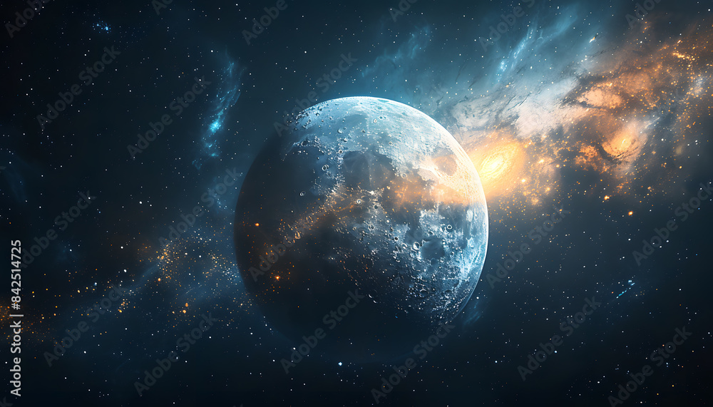 Naklejka premium space background