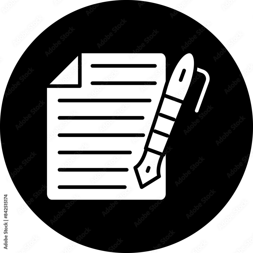 Vector Design Copywriting Icon Style Vector Design Copywriting Icon Style