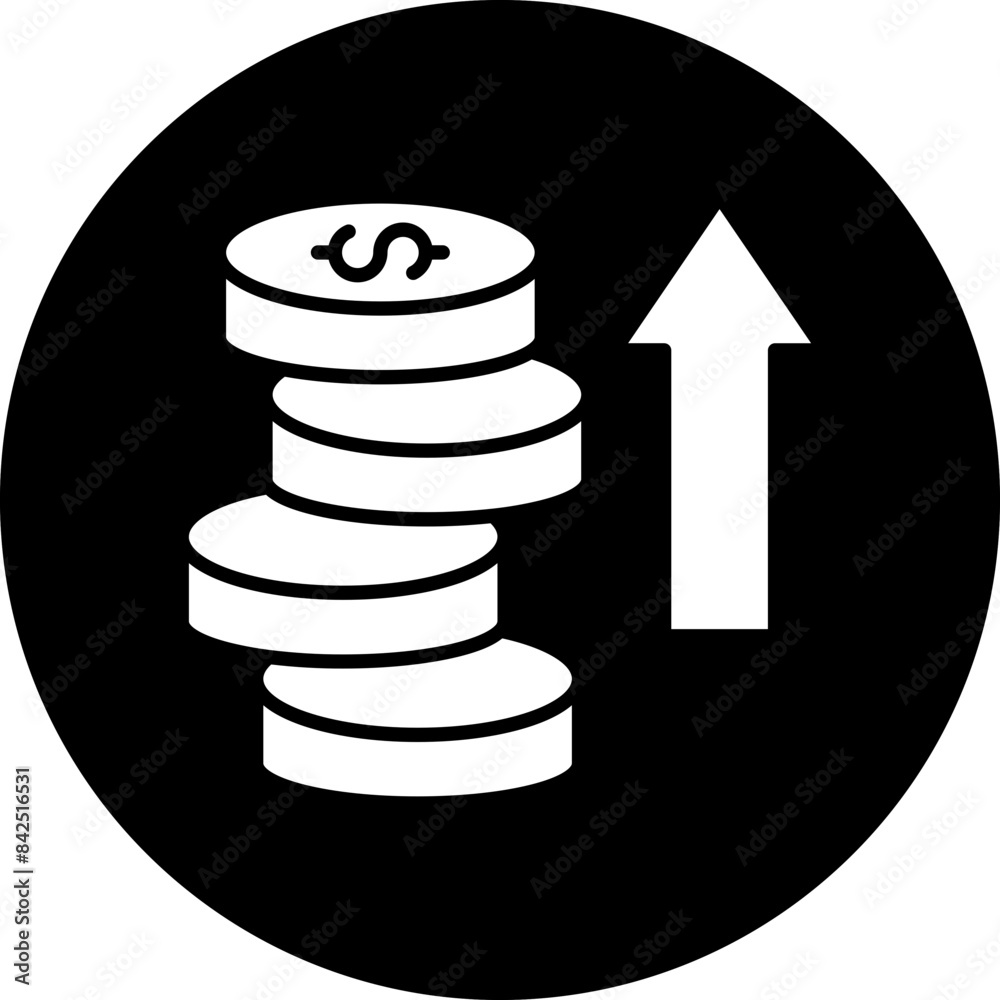 Vector Design Profits Icon Style Vector Design Profits Icon Style