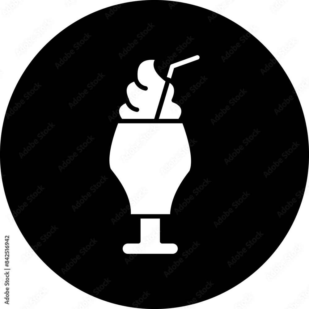 Vector Design Milkshake Icon Style Vector Design Milkshake Icon Style