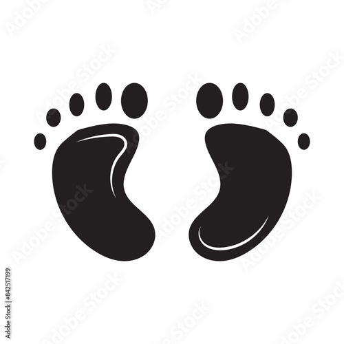 Baby Feet Silhouette