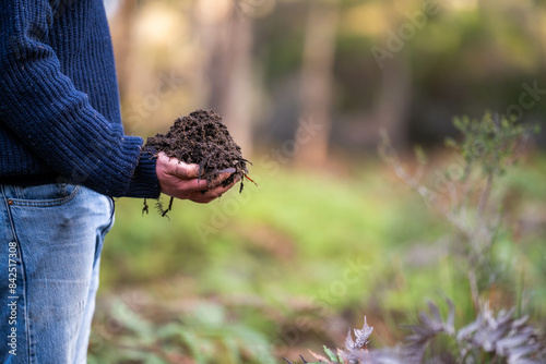 climate change effects soil, studying soil health and life, in national park forests and in agriculture in australia