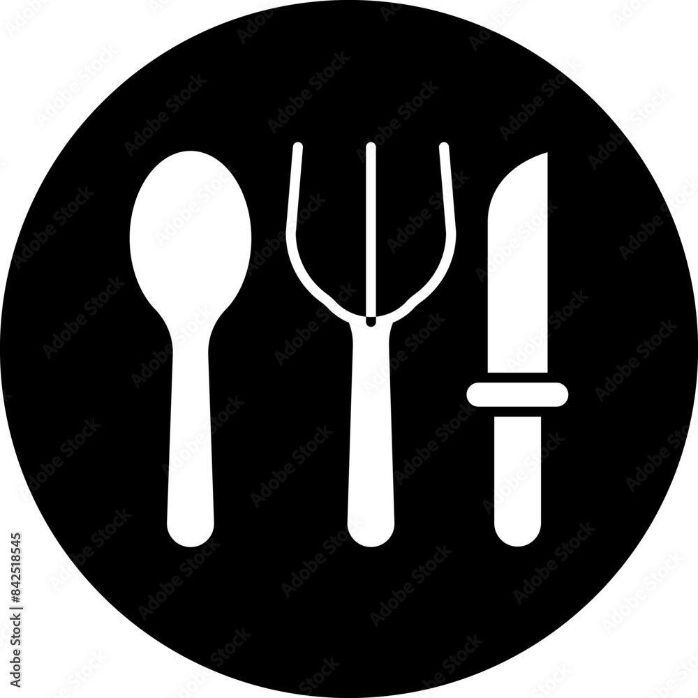 Fototapeta premium Vector Design Cutlery Icon Style