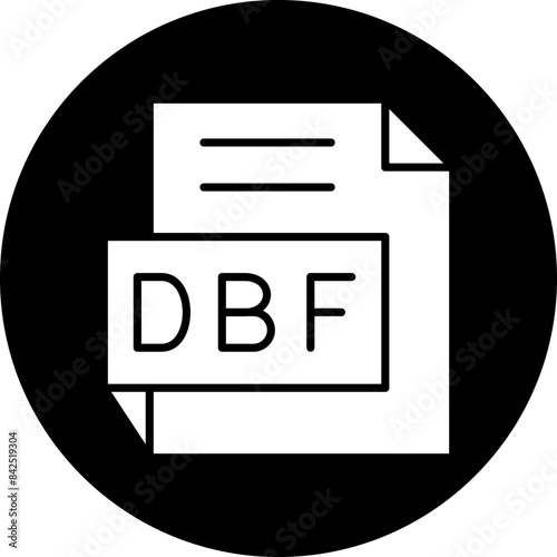 Vector Design DBF Icon Style