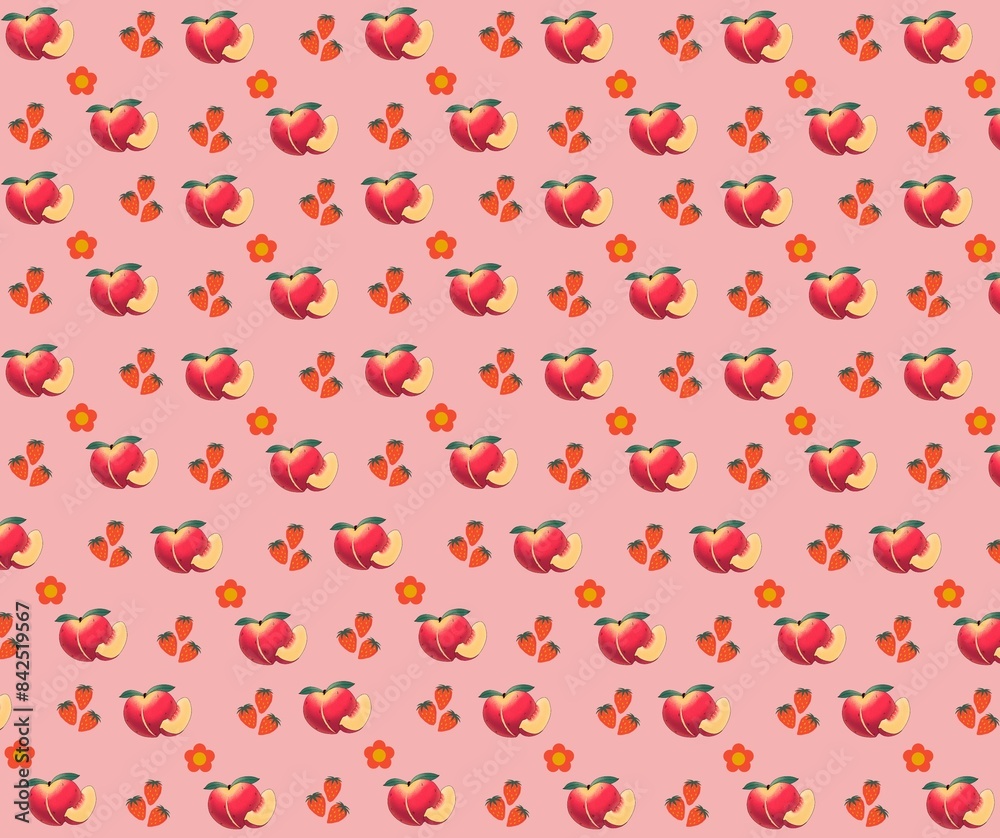 seamless pattern with fruit seamless pattern with fruit