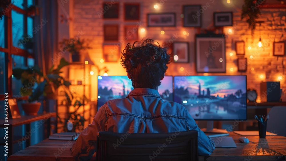 Innovative digital advertising, creative visuals, high-tech workspace, dynamic strategy, vibrant engagement Innovative digital advertising, creative visuals, high-tech workspace, dynamic strategy, vibrant engagement