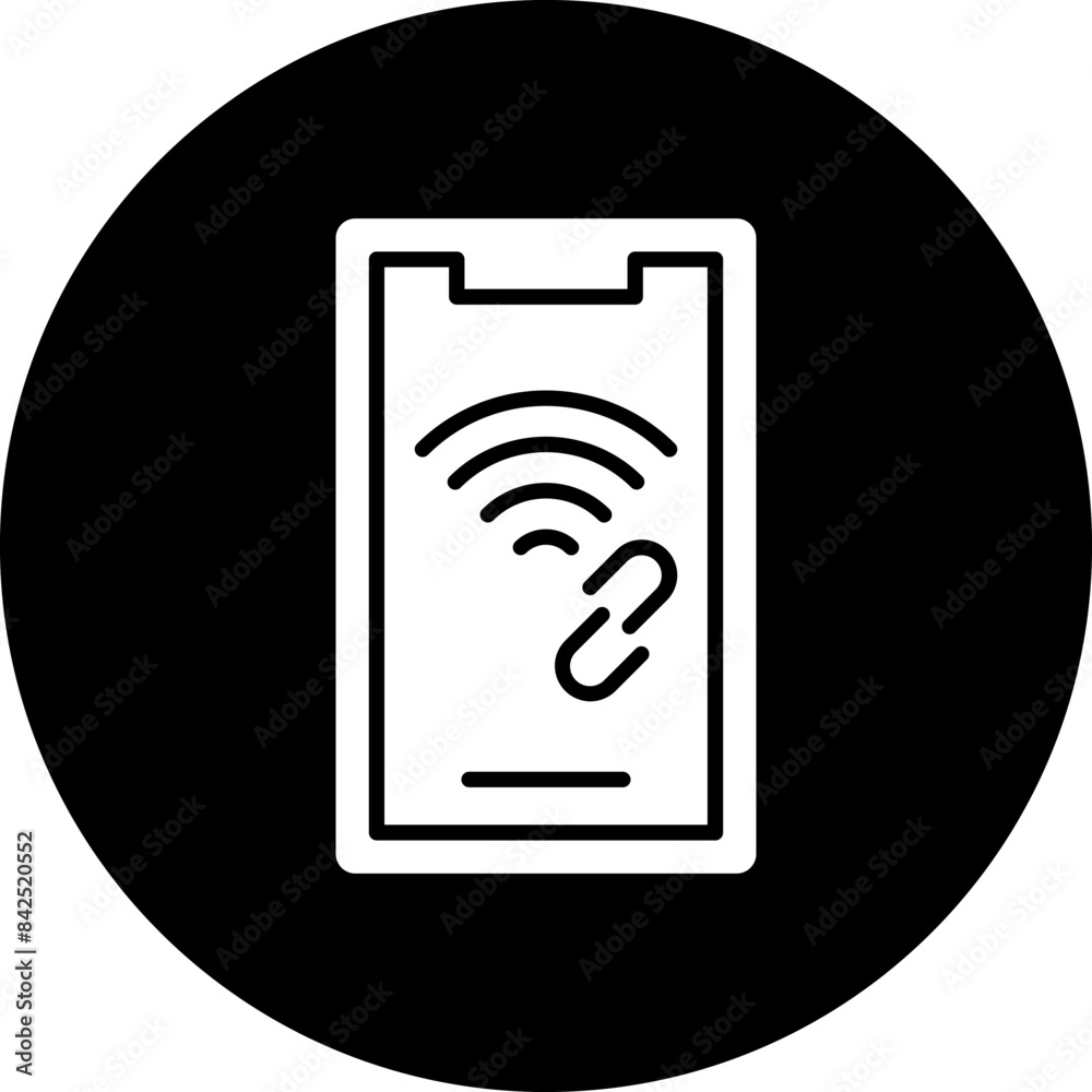 Vector Design Mobile Hotspot Icon Style Vector Design Mobile Hotspot Icon Style