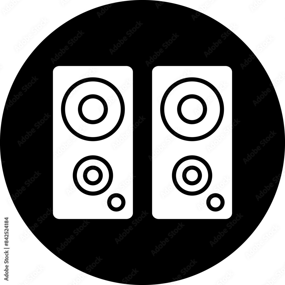 Vector Design Speakers Icon Style Vector Design Speakers Icon Style
