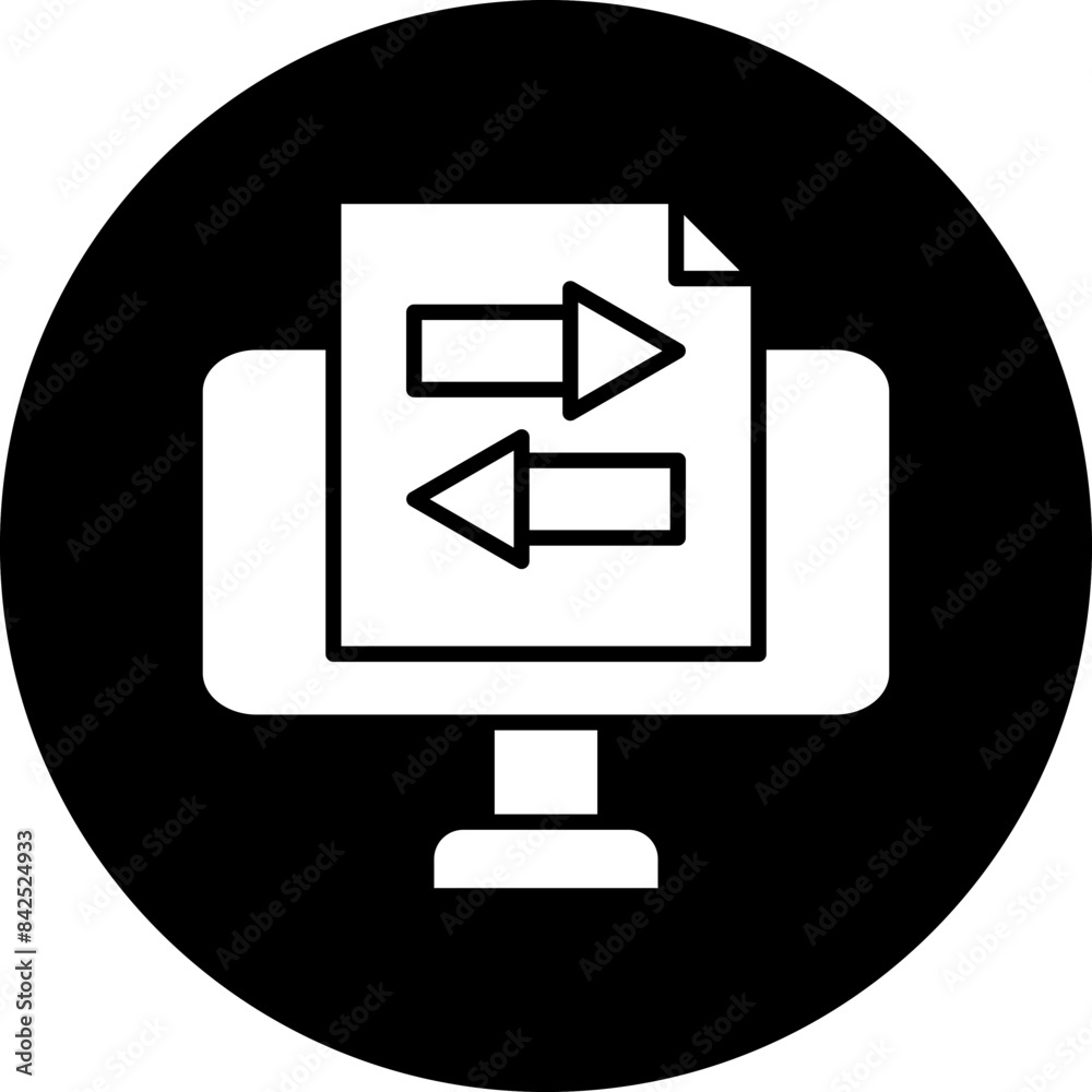 Vector Design Online File Transfer Icon Style Vector Design Online File Transfer Icon Style