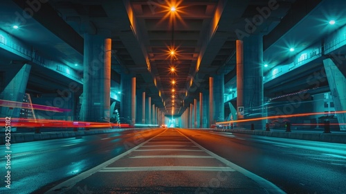 road elevated highways and bridges representing modern infrastructure