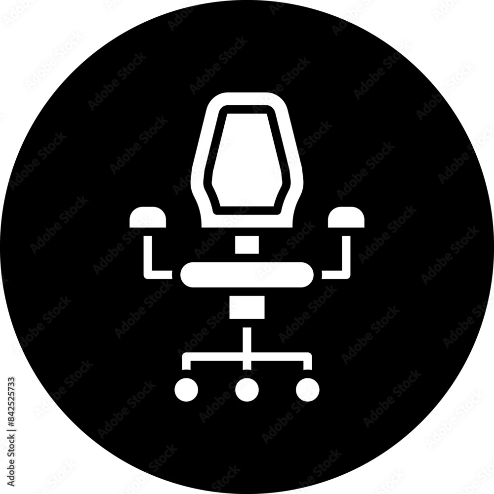 Vector Design Office Chair Icon Style Vector Design Office Chair Icon Style