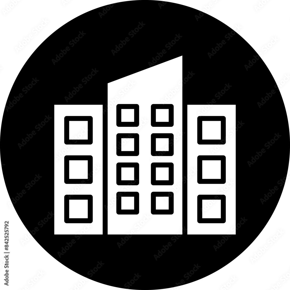 Vector Design Office Building Icon Style Vector Design Office Building Icon Style