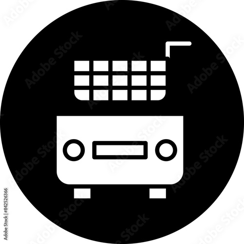 Vector Design Fryer Icon Style