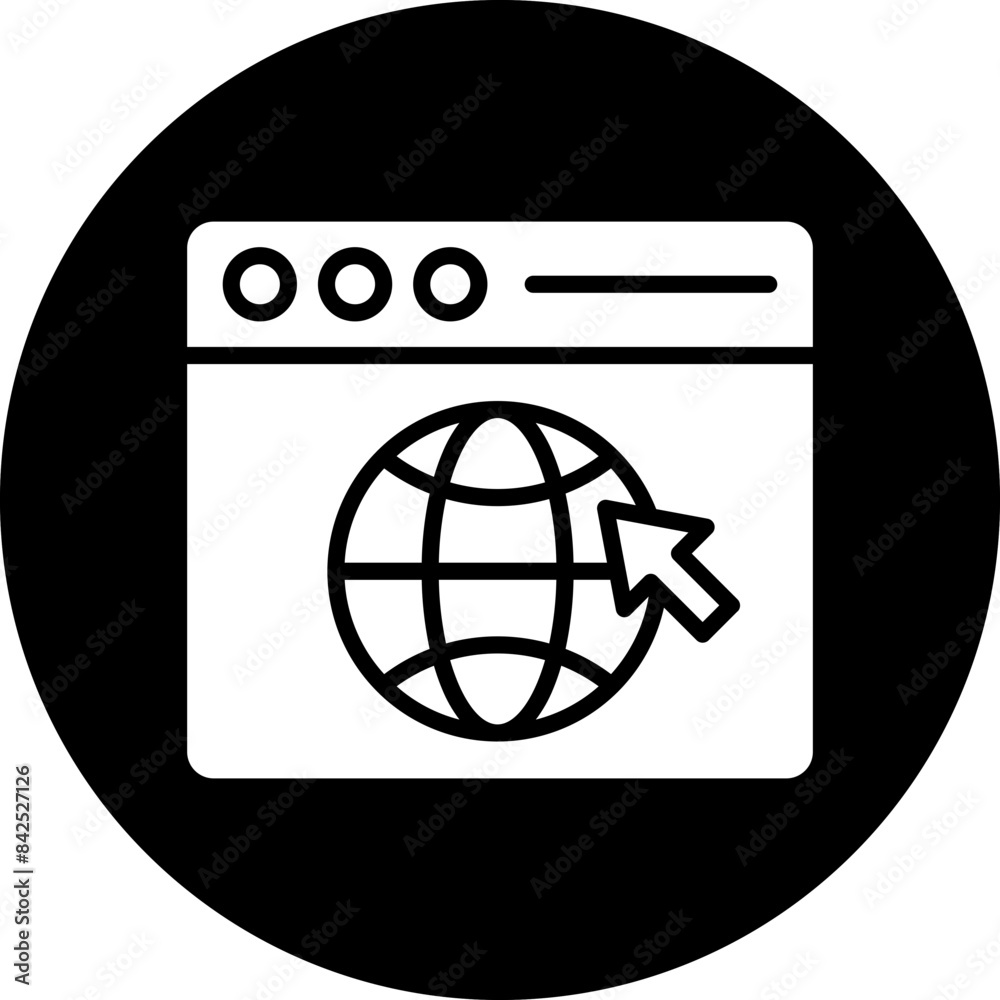 Vector Design Web Browser Icon Style Vector Design Web Browser Icon Style