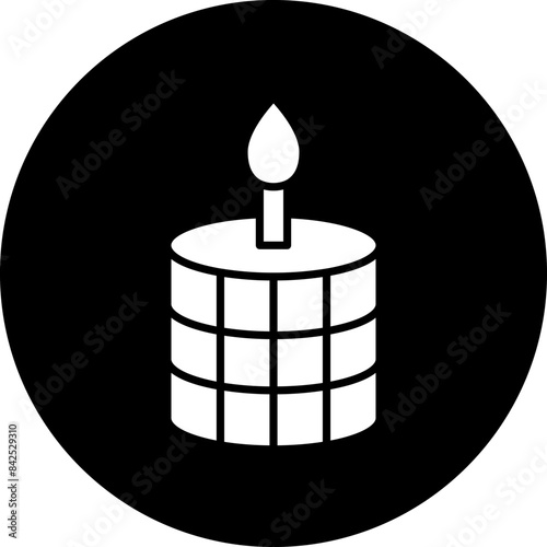 Vector Design Scented Candle Icon Style