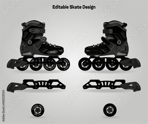 Editable Skate Design 7