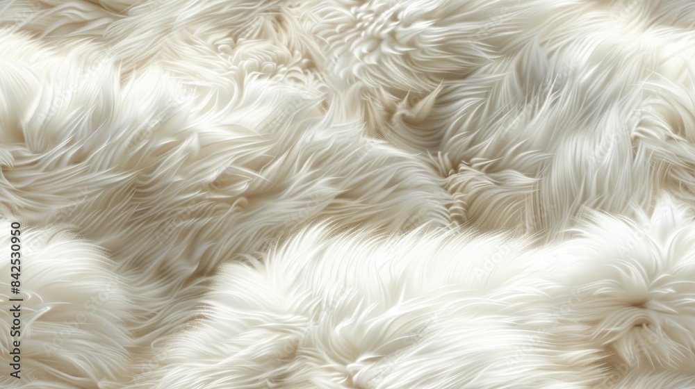 white fur texture in a top-down shot, offering a mesmerizing animal hair pattern perfect for enhancing wallpapers or design projects. SEAMLESS PATTERN. white fur texture in a top-down shot, offering a mesmerizing animal hair pattern perfect for enhancing wallpapers or design projects. SEAMLESS PATTERN.