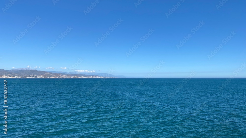 View from the pier of Malaga View from the pier of Malaga