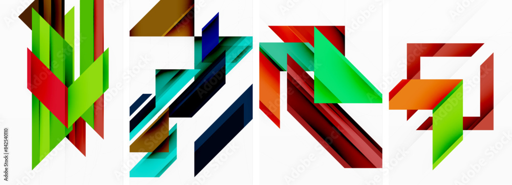 Triangle wallpaper or poster background design Triangle wallpaper or poster background design