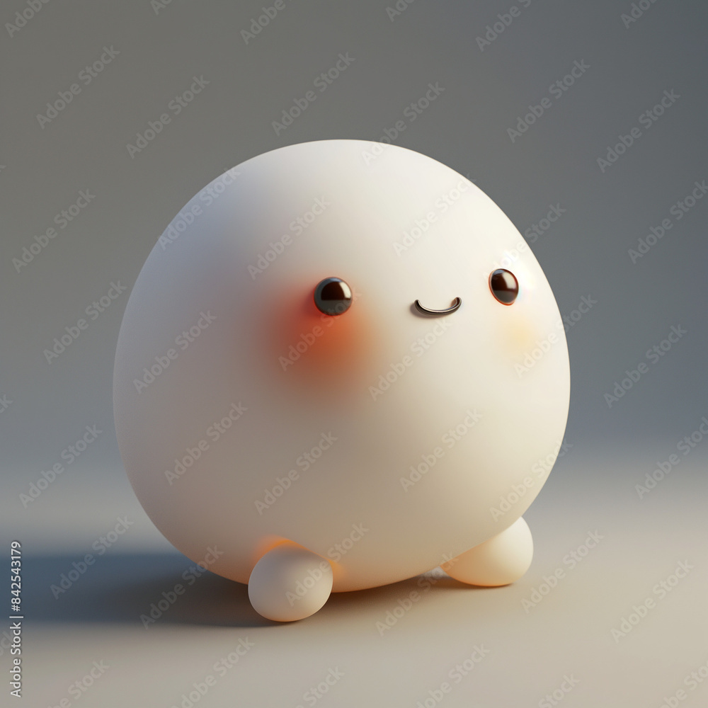 cute round toy character cute round toy character