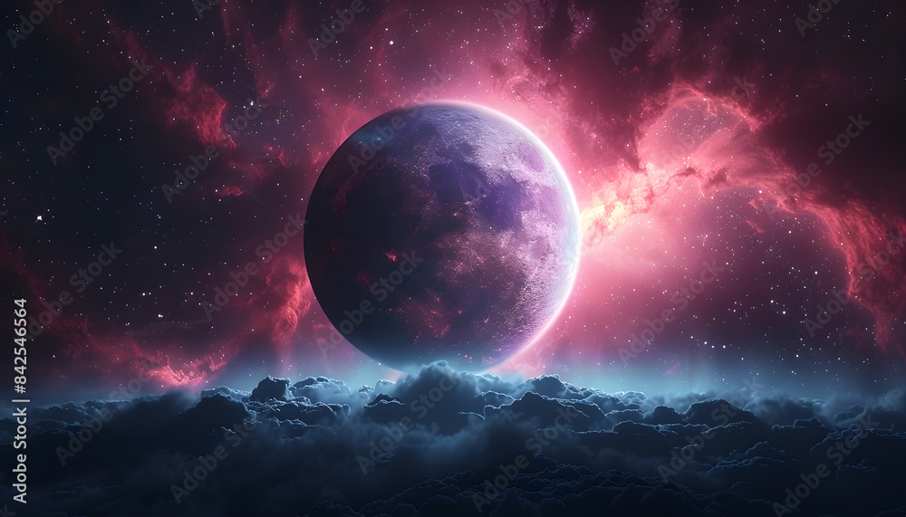 Obraz premium space background