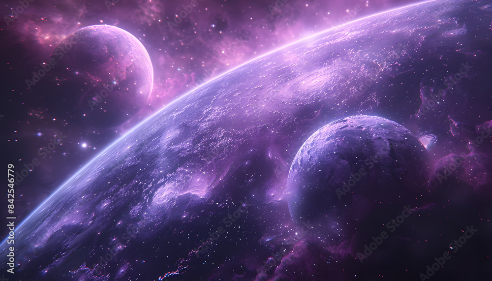 Obraz premium space background