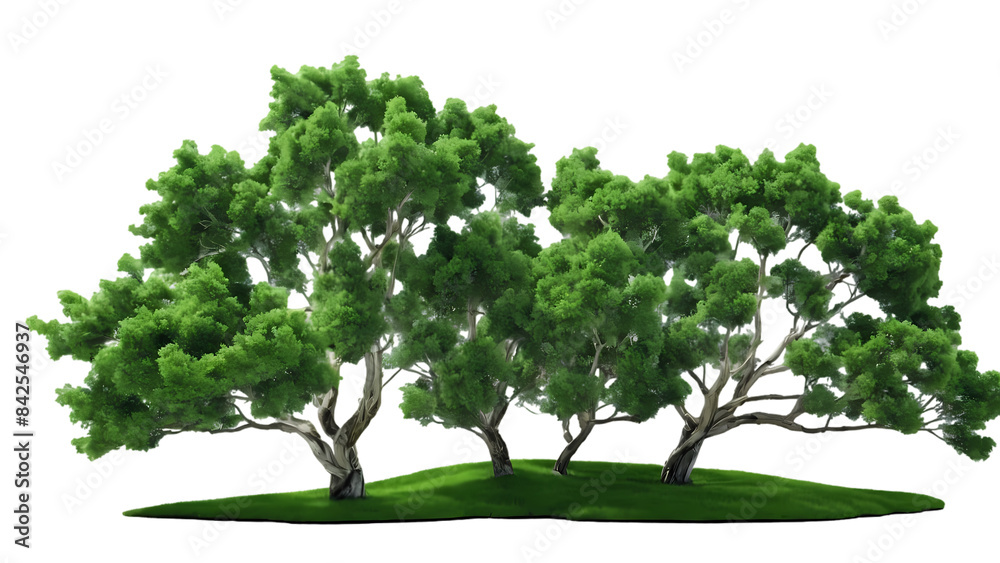 Fototapeta premium Tree isolated on a transparent background