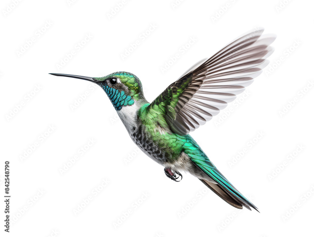 Fototapeta premium a hummingbird flying in the air