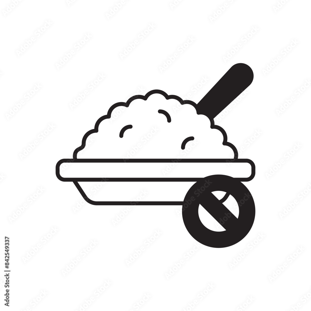 Fasting icon design with white background stock illustration