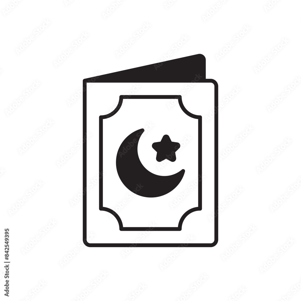 Greeting Card icon design with white background stock illustration Greeting Card icon design with white background stock illustration