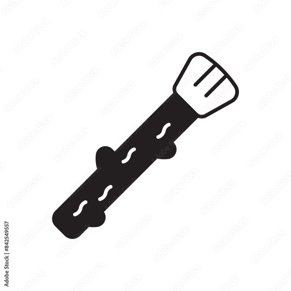 Miswak icon design with white background stock illustration