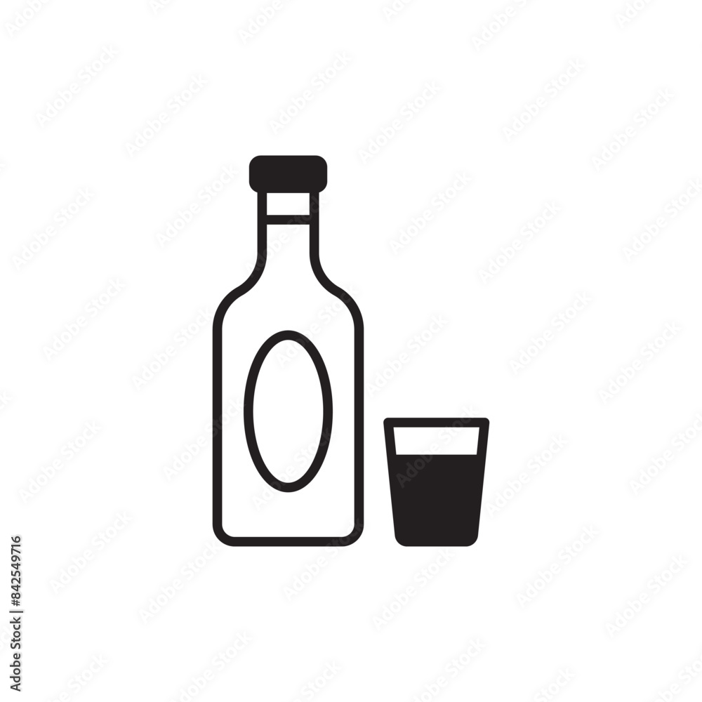 Beer icon design with white background stock illustration Beer icon design with white background stock illustration