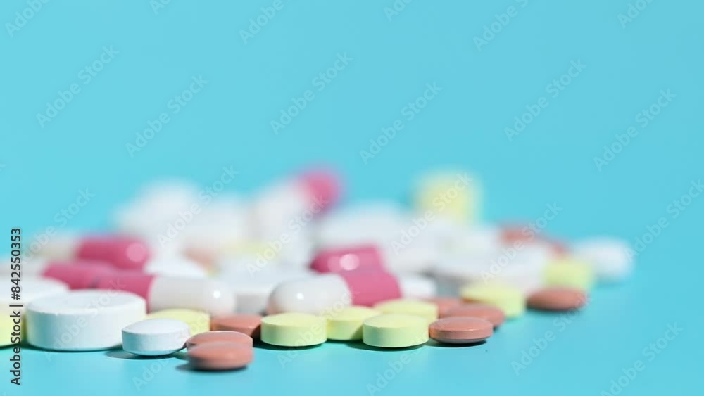 pills close-up