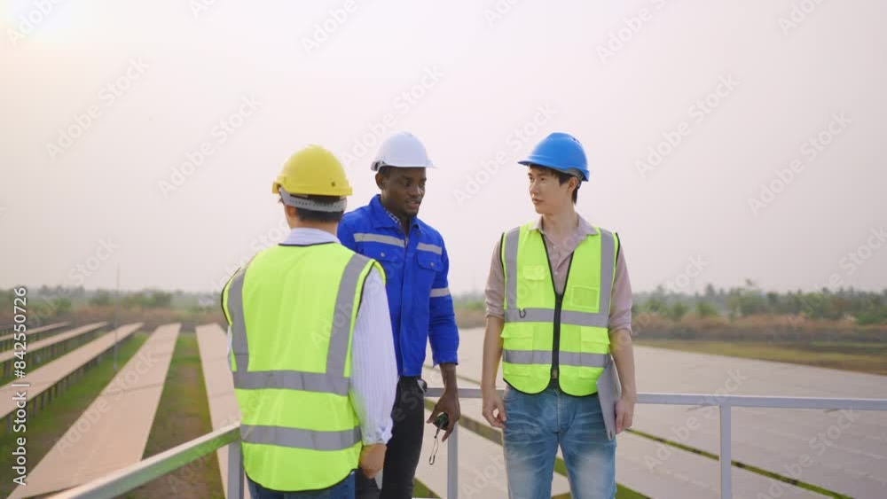 Professional engineer work to maintenance of photovoltaic panel system. Professional engineer work to maintenance of photovoltaic panel system.