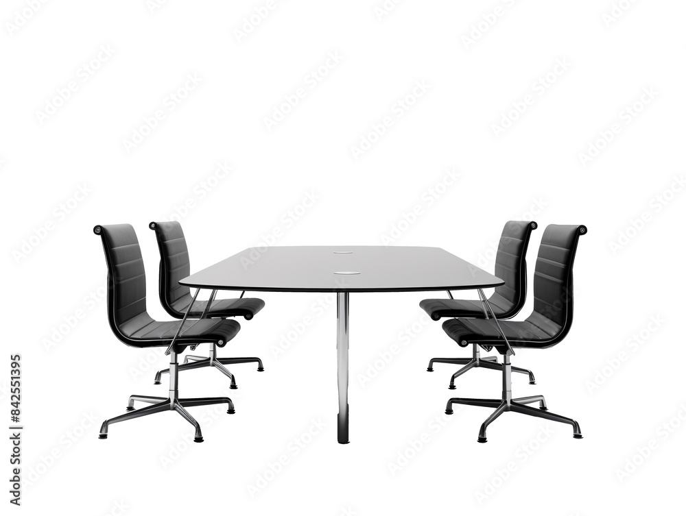 a table and chairs in a meeting room a table and chairs in a meeting room