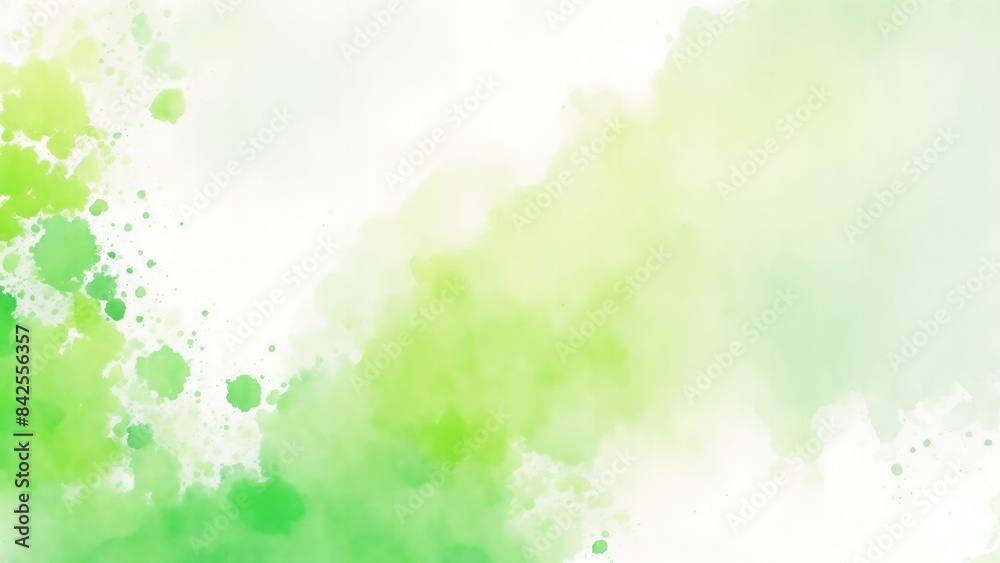Green watercolor background Green watercolor background