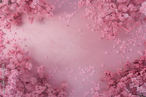 Pink Cherry Blossoms Soft Background Footage