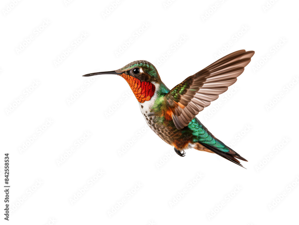 Fototapeta premium a colorful hummingbird flying