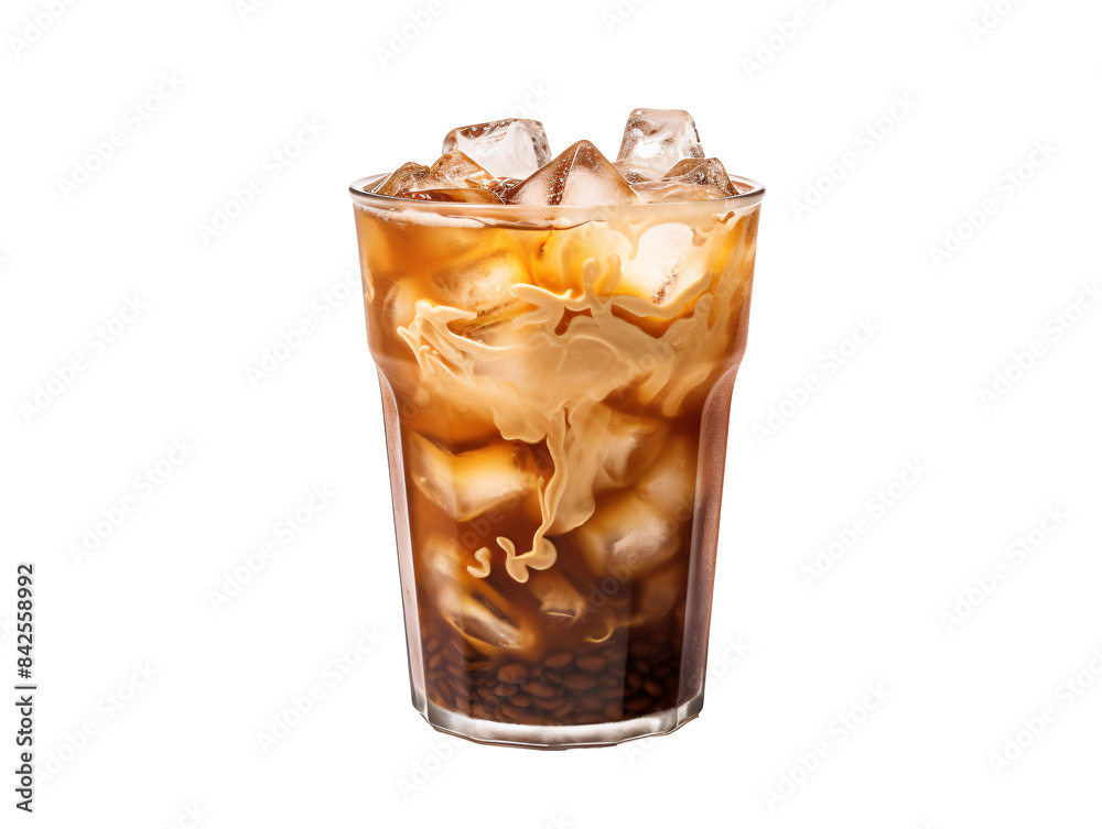 a glass of iced coffee a glass of iced coffee