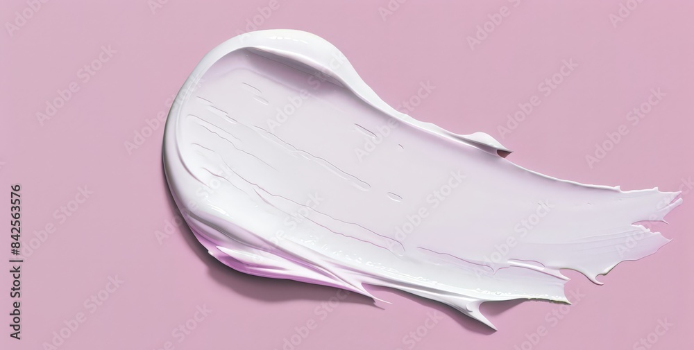 Sharp focus showcasing the texture of a creamy product. Sharp focus showcasing the texture of a creamy product.