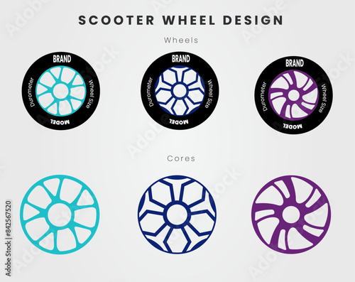 Scooter wheel design