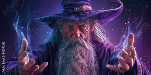 Long-bearded wizard photo