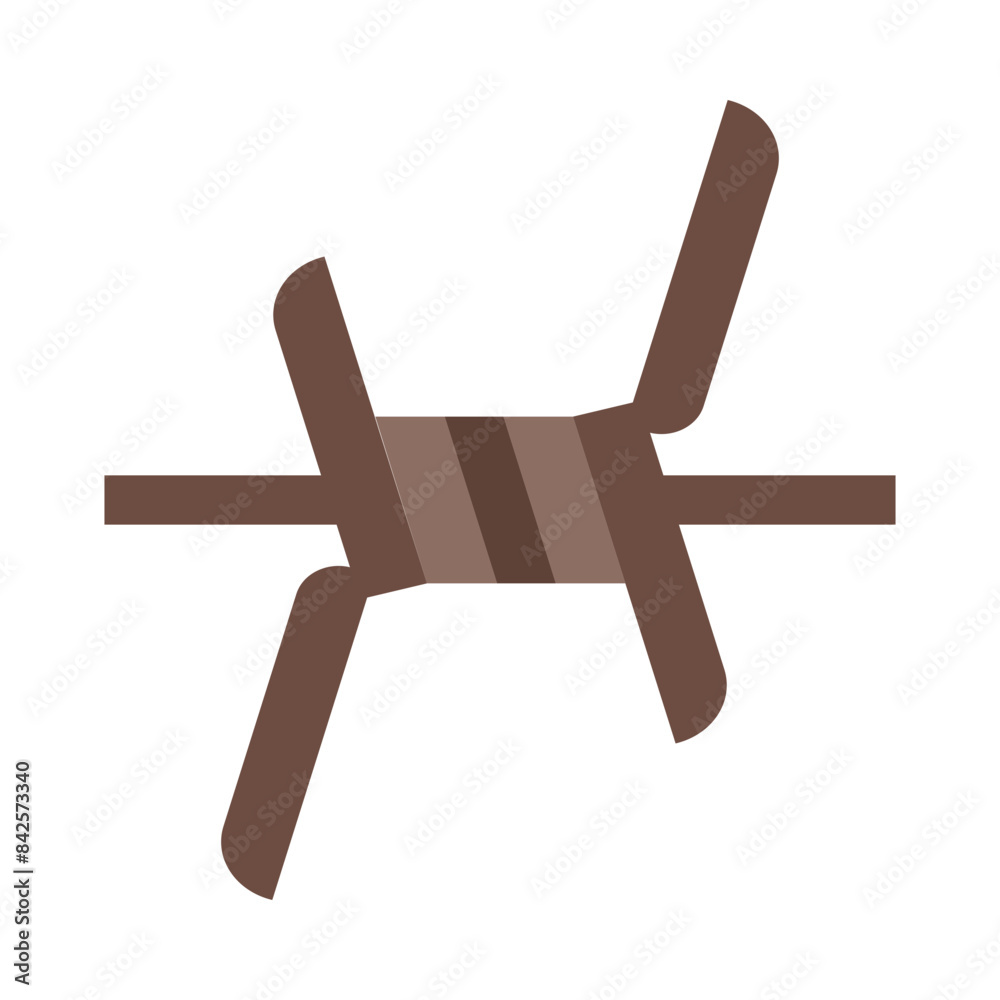 Barbed Wire Flat Icon