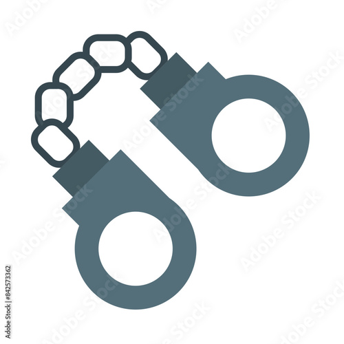 Handcuffs Flat Icon